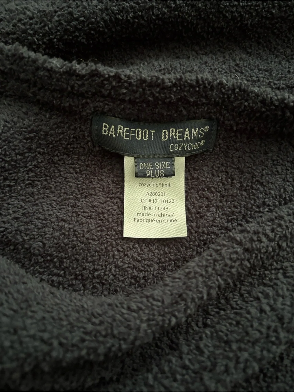 Barefoot Dreams Navy Cozy Poncho - Picture 2 of 5
